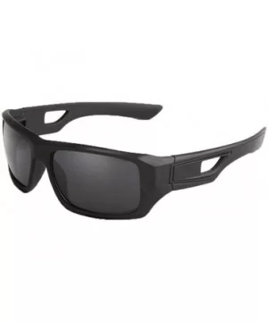 Anti-UV Polarized Sports Sunglasses Casual Glasses Adult Driving Cycling Outdoor - B - CY196WL3SWN $5.87 Rectangular