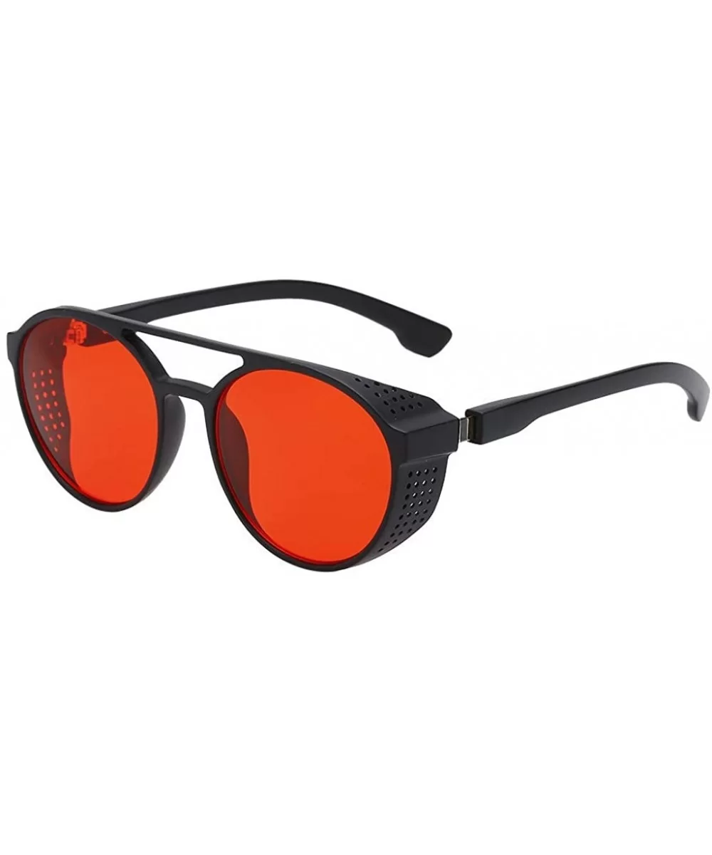 Reading Men Vintage Eye Sunglasses Retro Eyewear Fashion Radiation Protection - Red - CH18T52IYZH $5.96 Oval