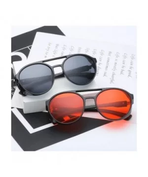 Reading Men Vintage Eye Sunglasses Retro Eyewear Fashion Radiation Protection - Red - CH18T52IYZH $5.96 Oval