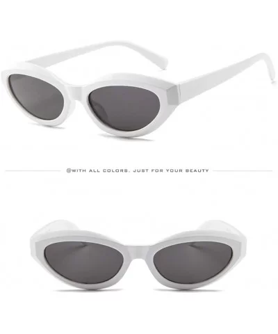 Women Men Vintage Retro Unisex Oval Frame Sunglasses Eyewear - 5192b - CP18RS6QDZC $8.30 Oval