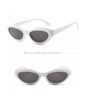 Women Men Vintage Retro Unisex Oval Frame Sunglasses Eyewear - 5192b - CP18RS6QDZC $8.30 Oval