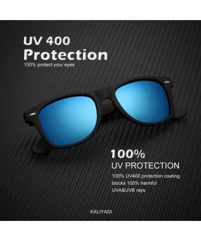 Unisex Polarized Retro Classic Trendy Stylish Sunglasses for Men Women Driving Sun glasses 100% UV Blocking - CL18Y8NGGOU $17...