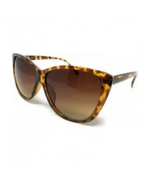 Womens Oversize and Regular Cateye Fashion Sunglasses - Tortoise- Brown Smoke Gradient - CB195CU5QZA $5.42 Oval