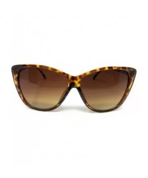 Womens Oversize and Regular Cateye Fashion Sunglasses - Tortoise- Brown Smoke Gradient - CB195CU5QZA $5.42 Oval