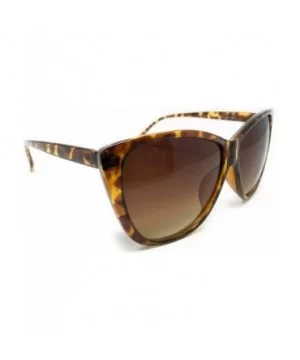 Womens Oversize and Regular Cateye Fashion Sunglasses - Tortoise- Brown Smoke Gradient - CB195CU5QZA $5.42 Oval