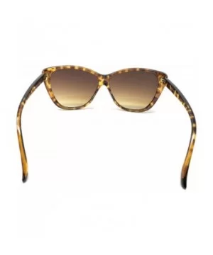 Womens Oversize and Regular Cateye Fashion Sunglasses - Tortoise- Brown Smoke Gradient - CB195CU5QZA $5.42 Oval