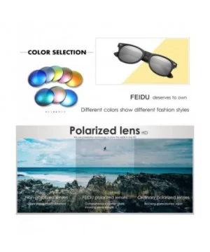 Polarized Sunglasses for Men Retro - Polarized Retro Sunglasses for Men FD2149 - 5.5-silver - CQ18QNZYL92 $6.40 Rimless