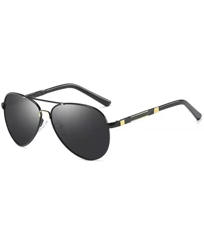 Womens Sunglasses Polarized Lens Wellington Sunglasses Pouch & Cross Set Unisex Glasses - Gold - CN18U0LMYS8 $22.46 Oversized