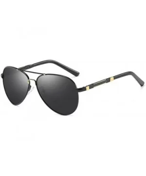 Womens Sunglasses Polarized Lens Wellington Sunglasses Pouch & Cross Set Unisex Glasses - Gold - CN18U0LMYS8 $22.46 Oversized