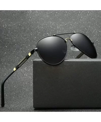 Womens Sunglasses Polarized Lens Wellington Sunglasses Pouch & Cross Set Unisex Glasses - Gold - CN18U0LMYS8 $22.46 Oversized