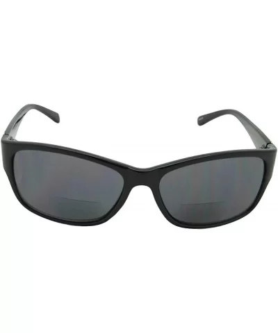 Fashion Casual Wear Bifocal Sunglasses B114 - Black Frame Gray Lenses - C518LYH37IT $14.93 Rectangular