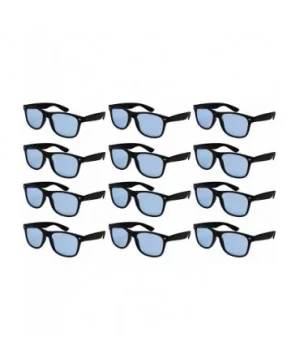 Wholesale 80's Retro Style Horned Rim Sunglasses Unisex Spring Hinge -12 Pack - CD18IR9Z744 $15.30 Wayfarer