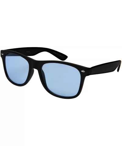 Wholesale 80's Retro Style Horned Rim Sunglasses Unisex Spring Hinge -12 Pack - CD18IR9Z744 $15.30 Wayfarer