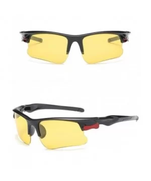 Unisex Fashion Polarized Sunglasses Lightweight Plastic Frame Composite-UV400 Lens Glasses for Outdoor - Yellow - CE1903353HG...