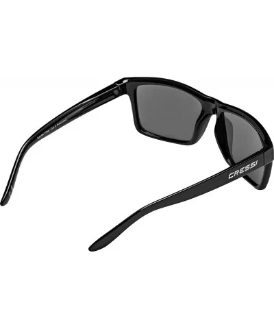 Floating Sunglasses Buoyant Polarized Protective - Black - Orange Mirrored Lens - CY1935I0CQR $48.95 Sport