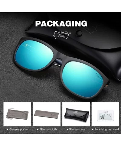 Polarized Sports Sunglasses TR90 Frame UV Protection for Men and Women Driving Baseball Running 2678 - Blue - CK18WYC3RTM $13...