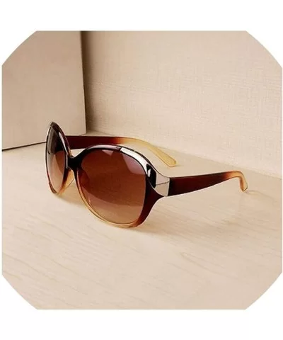 Women Sunglasses Luxury Summer Sun Glasses Women's Vintage Sunglass Goggles Eyeglasses - Brown - C518W8XL30S $12.46 Goggle