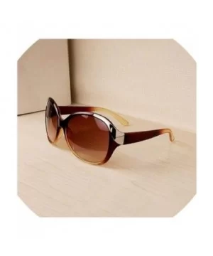 Women Sunglasses Luxury Summer Sun Glasses Women's Vintage Sunglass Goggles Eyeglasses - Brown - C518W8XL30S $12.46 Goggle