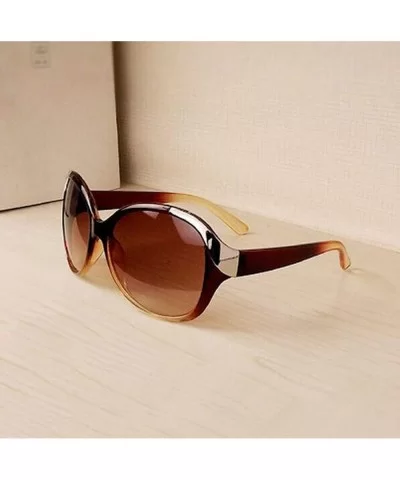 Women Sunglasses Luxury Summer Sun Glasses Women's Vintage Sunglass Goggles Eyeglasses - Brown - C518W8XL30S $12.46 Goggle