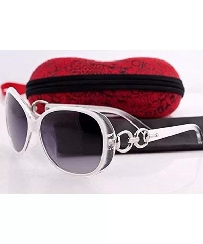 Fashion Lady Sunglasses Driving Glasses Large Frame Polarized Sunglasses - Red 1 - CC18UTDHKDH $33.56 Sport