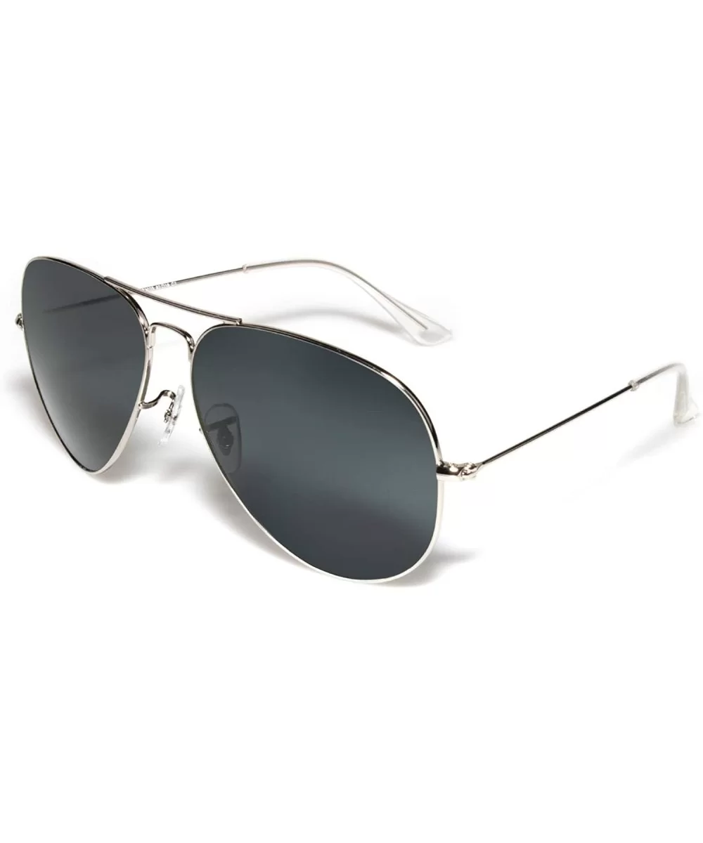 Classic Aviator Sunglasses for Men Women- Metal Frame UV400 Lens Protection Pilot Sunglasses - C118S2IOHSD $15.96 Sport