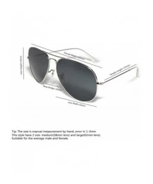 Classic Aviator Sunglasses for Men Women- Metal Frame UV400 Lens Protection Pilot Sunglasses - C118S2IOHSD $15.96 Sport