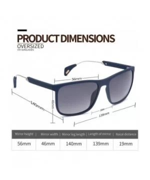 Polarized Retro Classic Trendy Stylish Sunglasses for Men Women - Blue Frame/Grey Gradient Lens / Z05g - CY18X9US9RO $10.38 R...