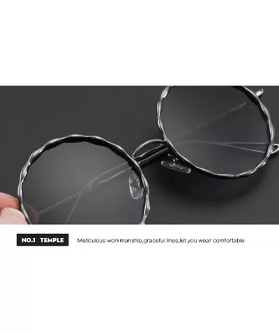 Hippie Retro Groovy Gradient Oversize Circle Lens Round Lennon Sunglasses - C1 - CL183NG8GHY $20.99 Oversized