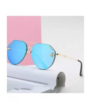 Fashion Women Small Bee Sunglasses Colourful Rivet Glasses Female Male Outdoor Traveling Eyeglasses UV400 - 6 - C418Y27DXU0 $...