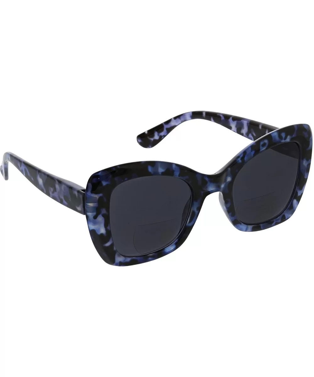 Women's Mariposa Bifocal Cat-Eye Reading Sunglasses - Navy Tortoise - CV19655A8WW $19.93 Cat Eye