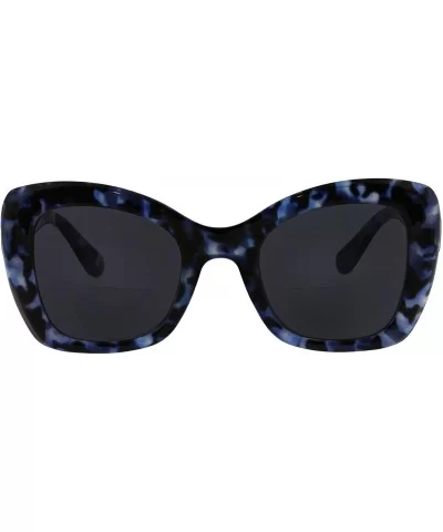 Women's Mariposa Bifocal Cat-Eye Reading Sunglasses - Navy Tortoise - CV19655A8WW $19.93 Cat Eye