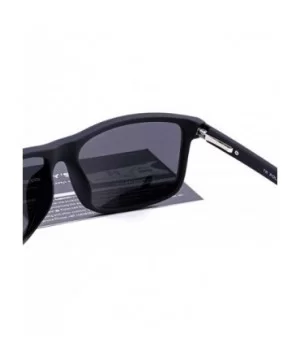 DESIGN Men Classic Polarized Sunglasses TR90 Legs Outdoor C01 Matte Black - C02 Black - CD18YRDGYMU $9.55 Aviator