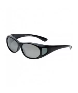 Polarized Wear-Over Sunglasses 2866 - Black - CF18QEIAD3S $11.54 Oval