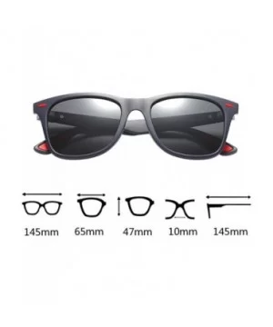 Mens Polarized Sports Sunglasses Driving Cycling Fishing Retro Eyewear - Color 6 - C218E5ENW5Z $8.04 Sport