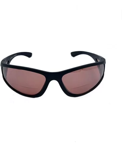 Bifocal Copper Driving Lens Blue Blocking Wrap Around Reading Sunglasses Sport Style - Black - CY18Z8QD470 $8.69 Wrap