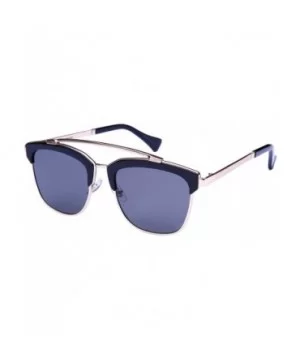 Square Aviator Style Sunglasses with Solid Flat Lens 541063-FLSD - Matte Gold - C712N9NH44R $6.50 Aviator