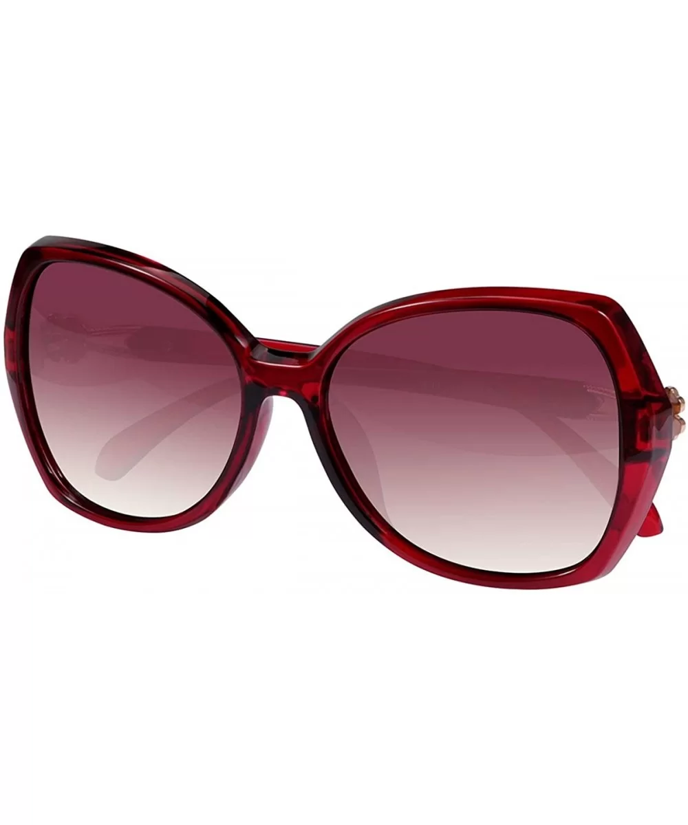 Polarized Sunglasses Driving Blocking Eyeglasses - A406-red - CW18YTIRZWH $11.41 Rectangular