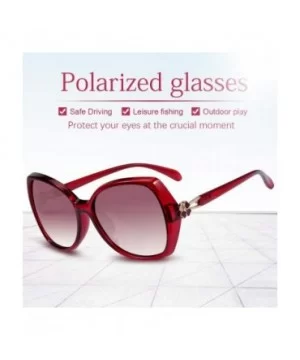 Polarized Sunglasses Driving Blocking Eyeglasses - A406-red - CW18YTIRZWH $11.41 Rectangular