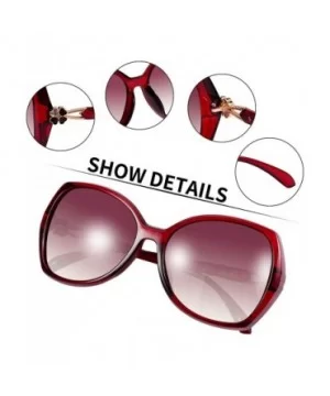 Polarized Sunglasses Driving Blocking Eyeglasses - A406-red - CW18YTIRZWH $11.41 Rectangular