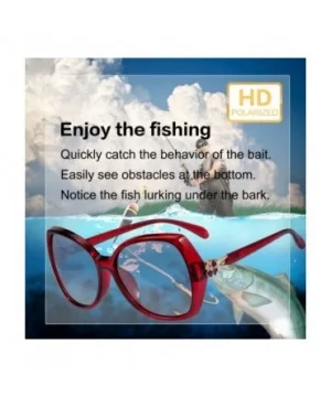 Polarized Sunglasses Driving Blocking Eyeglasses - A406-red - CW18YTIRZWH $11.41 Rectangular