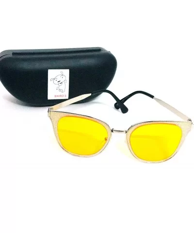 New Stylish Wayfarer UV Protected Unisex Sunglasses - Yellow - CC18XS2WKTE $12.19 Square