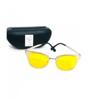 New Stylish Wayfarer UV Protected Unisex Sunglasses - Yellow - CC18XS2WKTE $12.19 Square