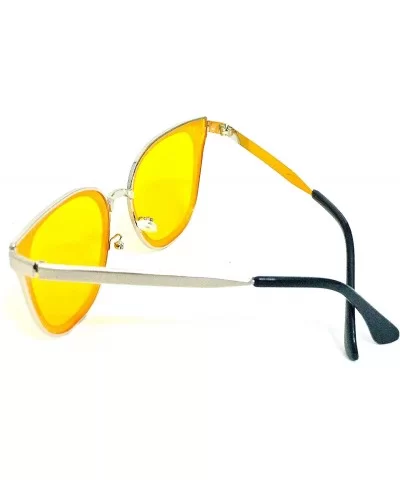 New Stylish Wayfarer UV Protected Unisex Sunglasses - Yellow - CC18XS2WKTE $12.19 Square