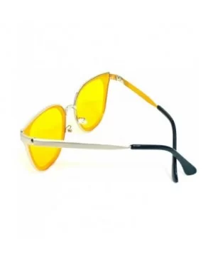 New Stylish Wayfarer UV Protected Unisex Sunglasses - Yellow - CC18XS2WKTE $12.19 Square