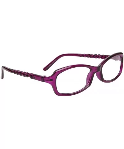 Specs Clear Computer Reading Glasses 4 Pack(Magenta) - Magenta - CC12D334GFR $5.26 Rectangular