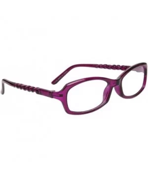 Specs Clear Computer Reading Glasses 4 Pack(Magenta) - Magenta - CC12D334GFR $5.26 Rectangular