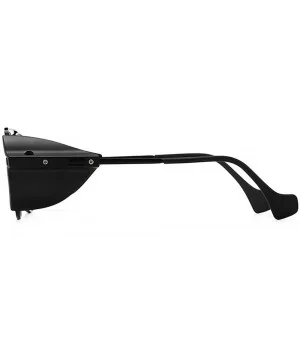 Vintage Punk Sunglasses Men Women Windproof Shield Visor 2020 Fashion Double Beam Metal Round Sunglasses - CU192D0Z0DN $8.95 ...