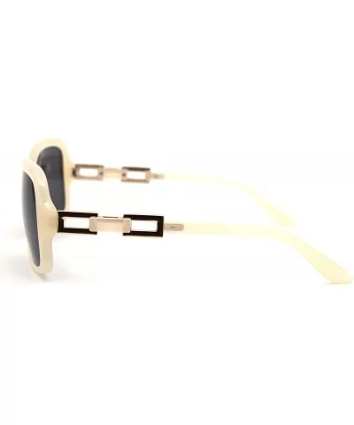 Womens Butterfly Designer Fashion Bi-focal Reading Lens Sunglasses - White Black - C118ZYGQOQW $8.05 Rectangular