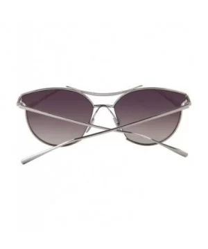 Women Fashion Flat Mirrored Lens Vintage Twin Beam Sunglasses S8014 - Silver - C012GAFHUPR $6.18 Round