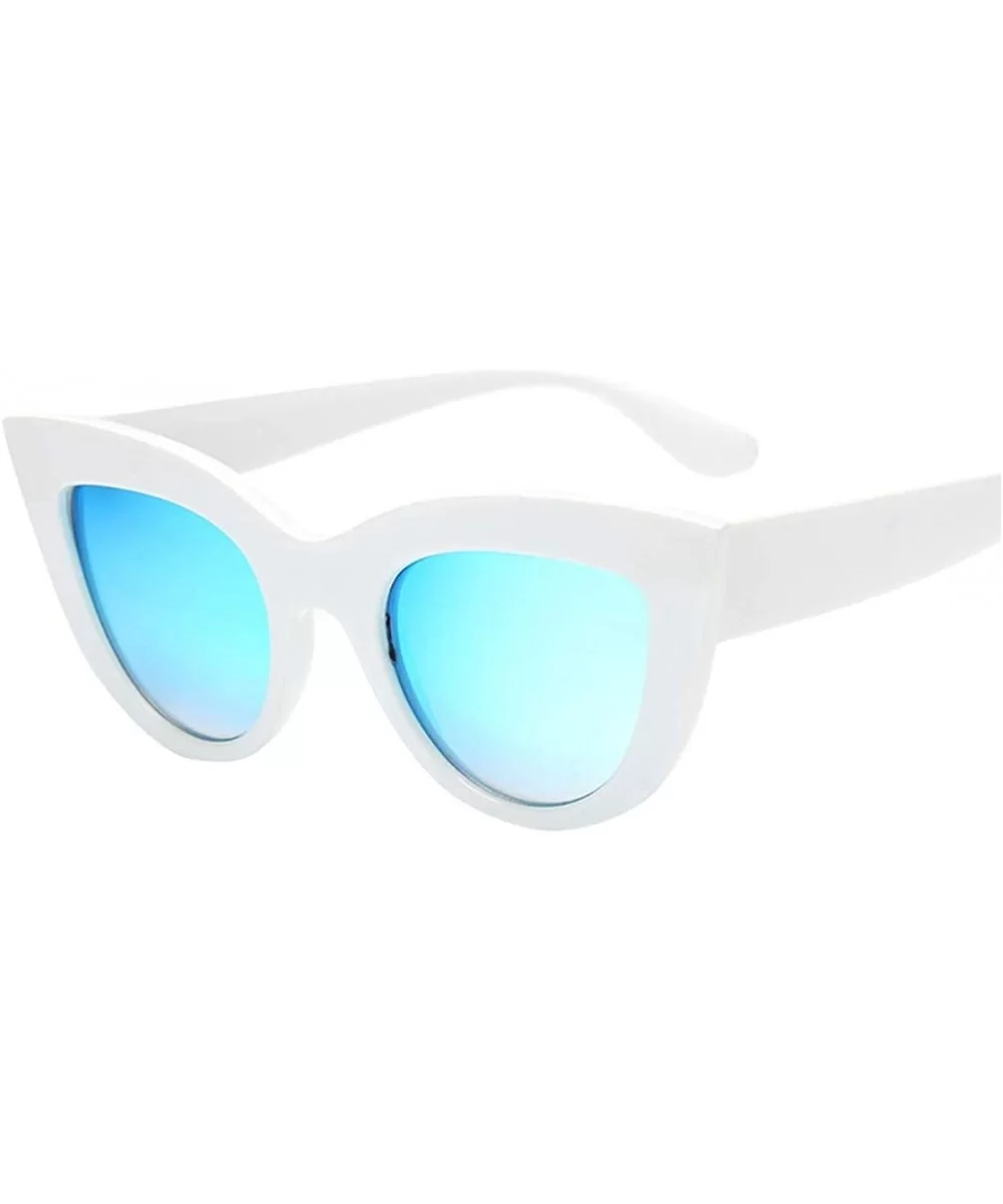 Fashion Sunglasses Mirrored Eyewear - E - CJ18RLX7OLO $6.93 Cat Eye